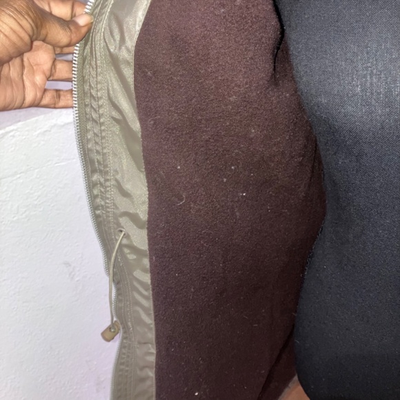 Metallic gray/brown lined coat - Picture 14 of 15